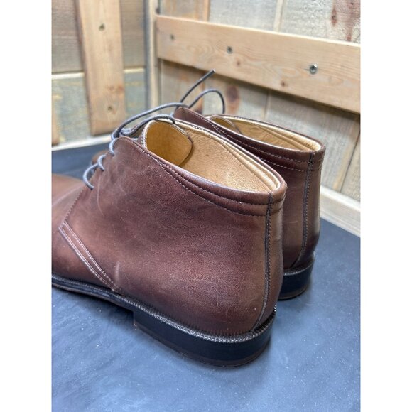 Johnston & Murphy Mens Brown Leather Chukka Boots 10.5 Dress Shoes main image 13